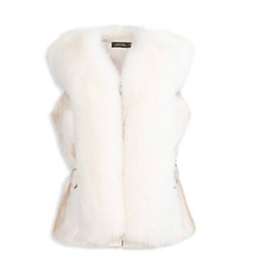 WOLFIE Fox Fur and Mink Vest M